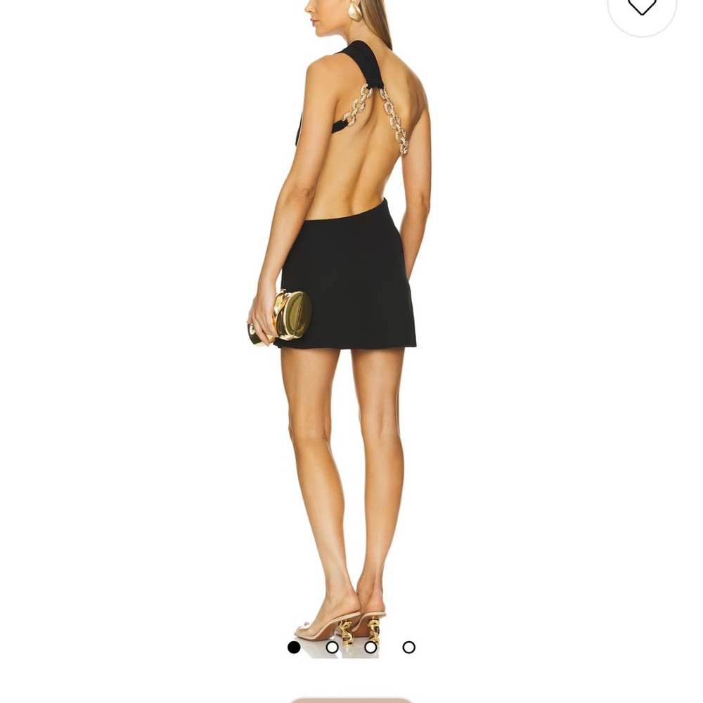 Cult Gaia Black Backless Dress
